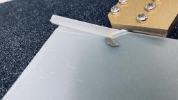 PDLC Schaltbare Folie BUSBAR Cutter Messer Typ A ( GOLD)  incl. 2x spare blade.